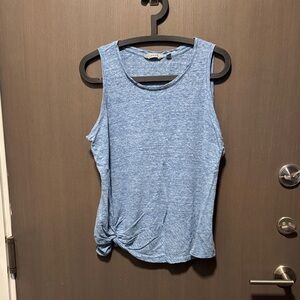 Athleta Light Blue Twist Tank Top